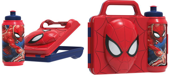 stor59495-maletin-botella-set-viaje spiderman-3d-set